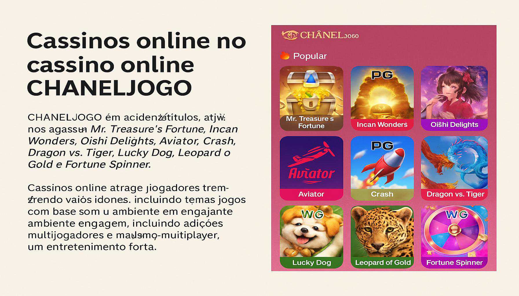 Cassino Online CHANELJOGO