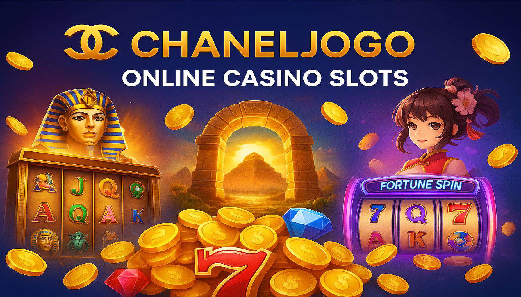 Jogos de Slot no Casino Online CHANELJOGO